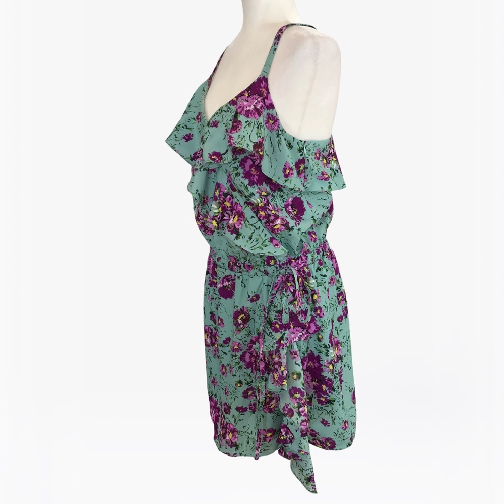 Sugarlips Ruffle Floral Print Women’s Mini Dress - M/L - Picture 5 of 16